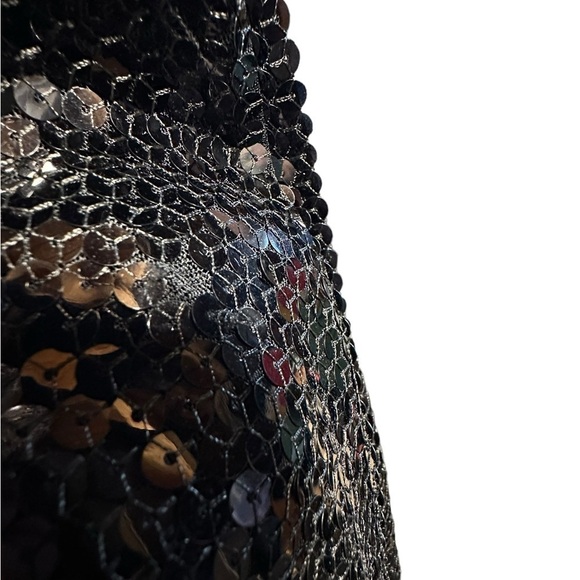 JS Boutique black sequin cocktail party dress size 8 - Picture 8 of 11